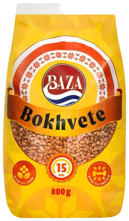 Bokhvete Ristet 800g Baza