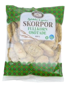 Fullkornskorpor Osötade