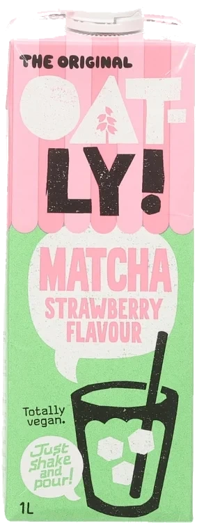 Matcha Havredrikk Strawberry 1l Oatly