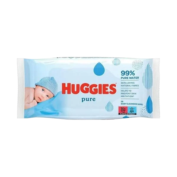 Huggies Baby VÄtservetter Pure 56pk