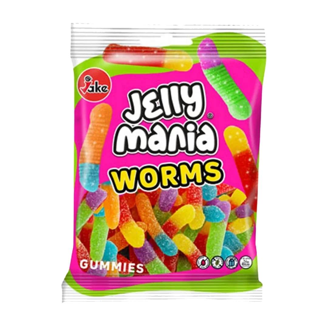 Jake Jelly Mania Worms 100 g