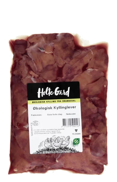 Kyllinglever Økologisk Fersk Ca390g Holte