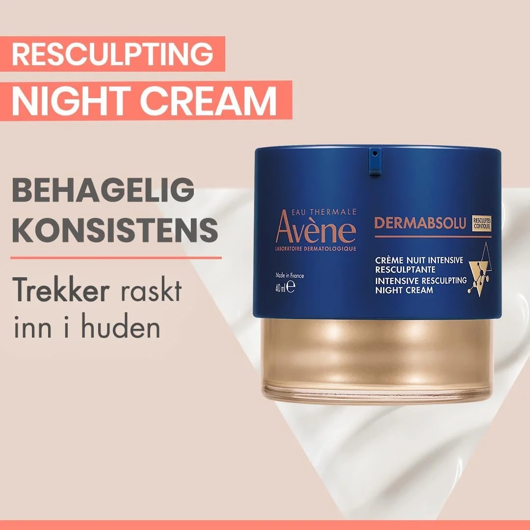 Avène Dermabsolu Night Nattkrem, 40 ml