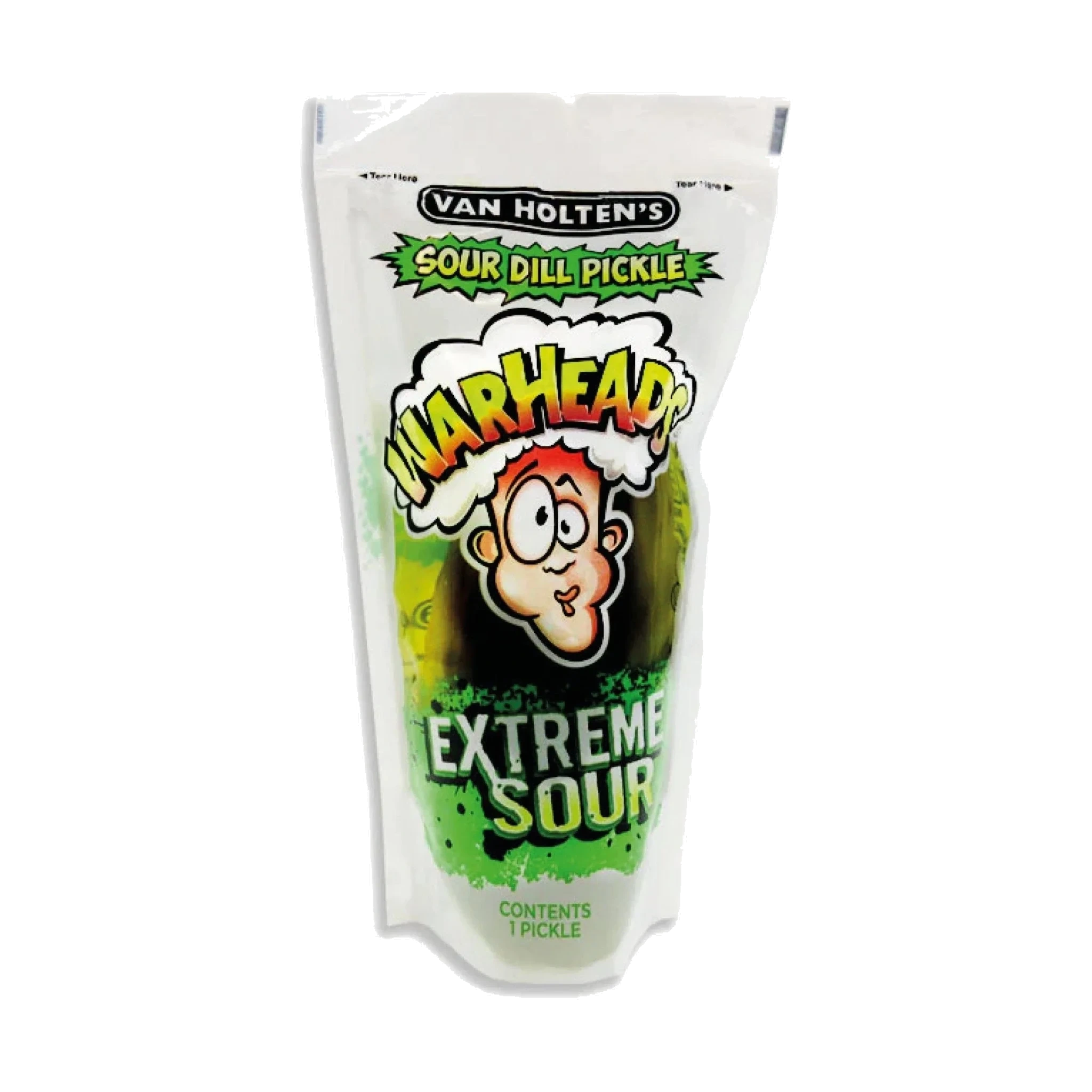 Van Holten's Warheads Sour Pickle Jumbo 280 g
