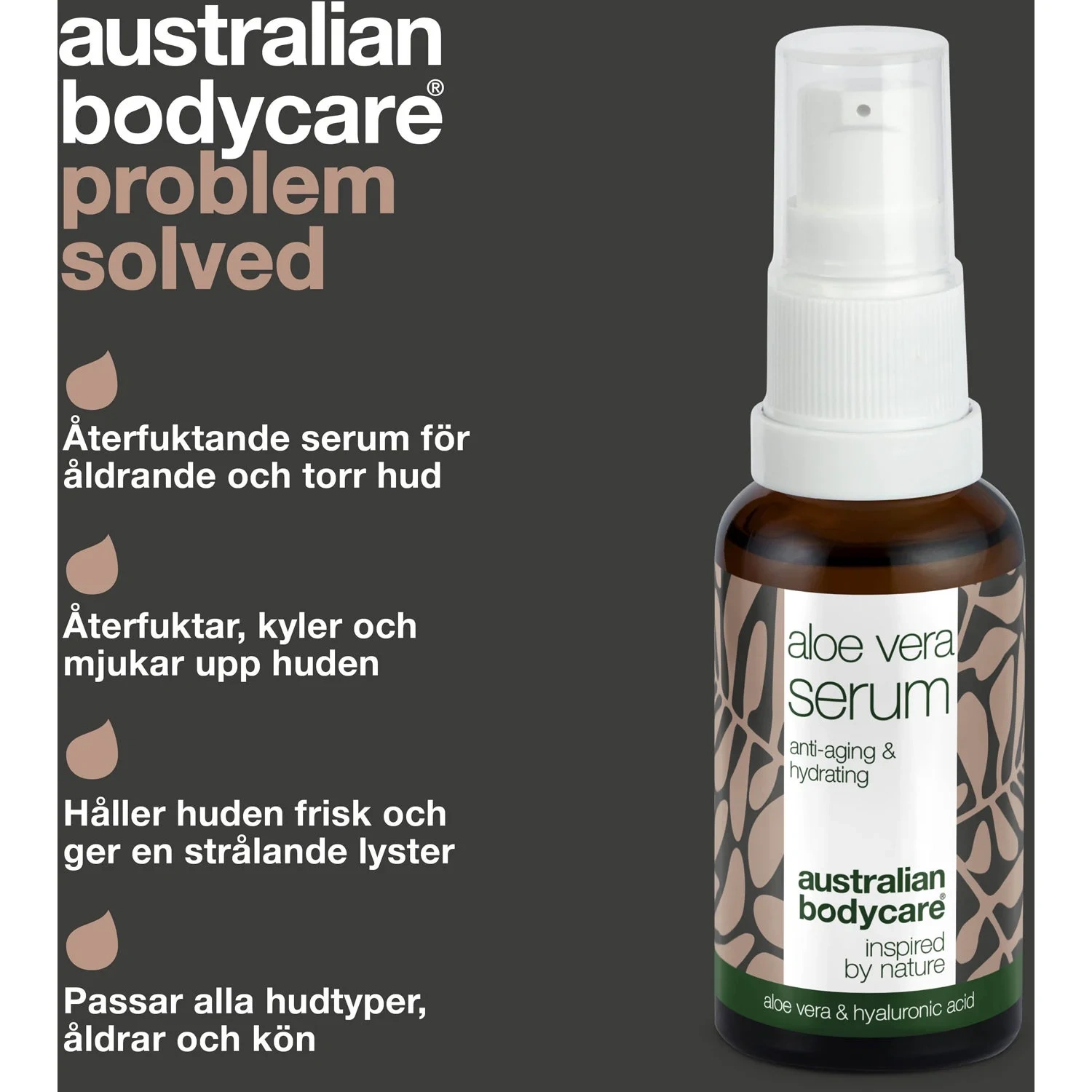 Aloe Vera Anti-age Serum mot rynkor