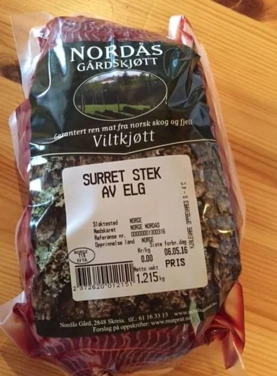 Elgstek Surret Fersk Nordås Gårdskjøtt