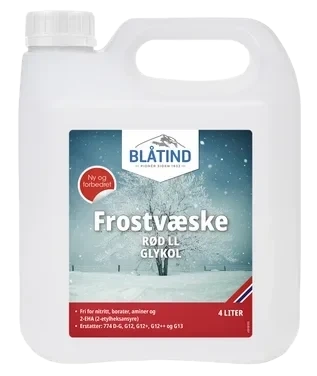 Blåtind Frostvæske Rød Ll