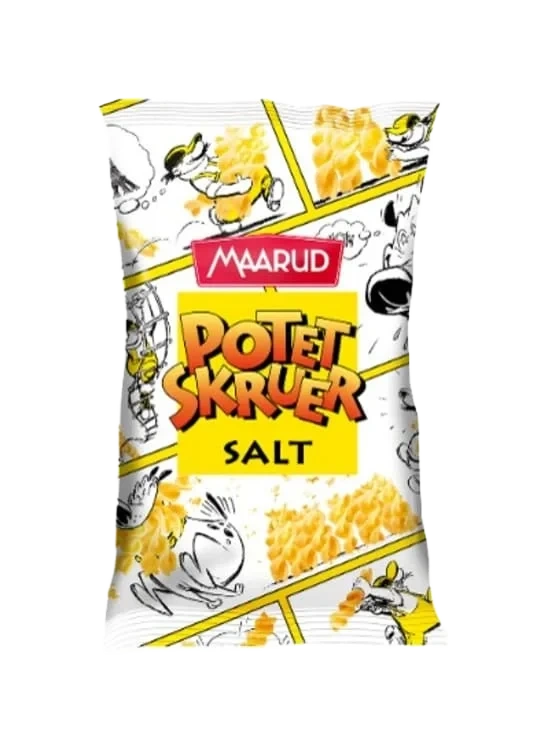 Potetskruer Salt 90g Maarud