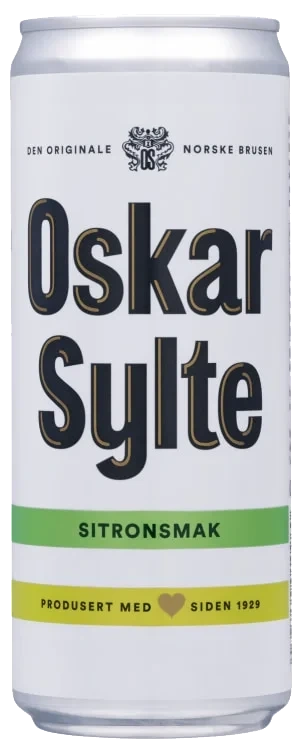 Sitronsmak 0,33l boks Oskar Sylte