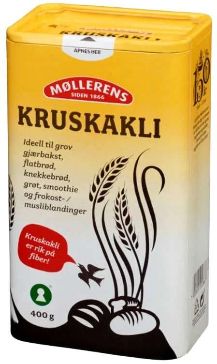 Kruskakli Hvete 400g boks Møllerens