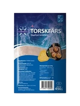 Torskfärs 450gr MSC