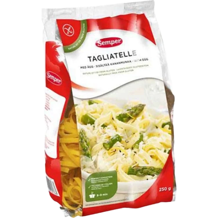 Tagliatelle m/Egg glutenfri 250g Semper
