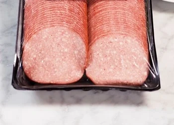 Hushållsmedwurst rökt skivade
