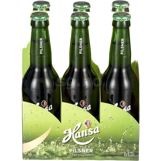 Hansa Pilsner 4,5% 24x33cl