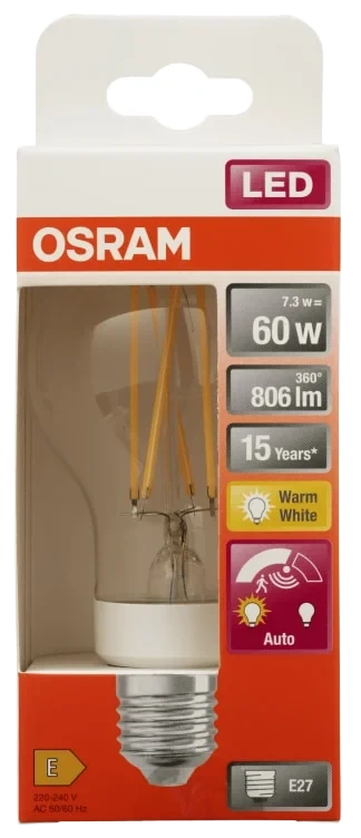 Lyspære Led Dagslys Sensor Cla 60 E27 Osram