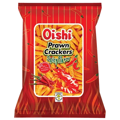 Oishi Prawn Crackers Spicy 60g