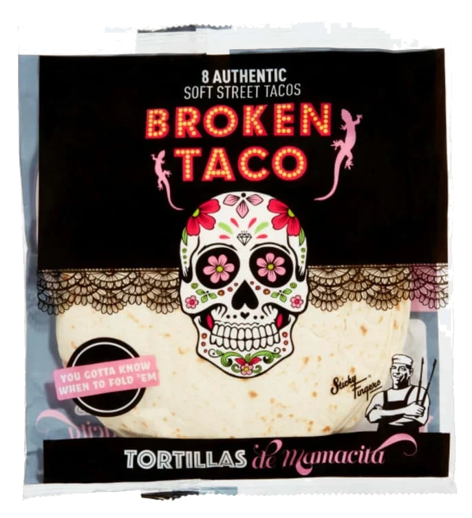 Tortillas 16cm 8stk 220g Broken Taco