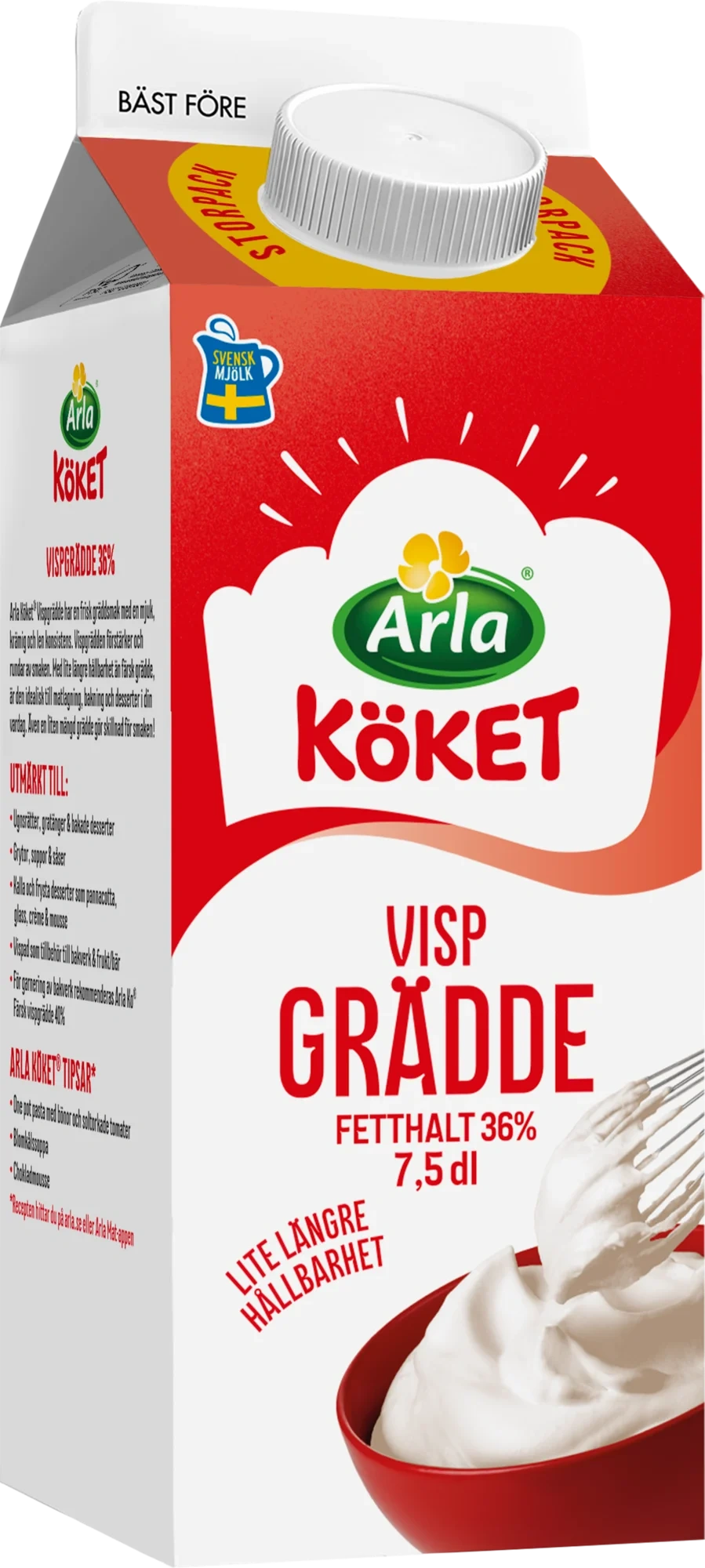 Vispgrädde 36%