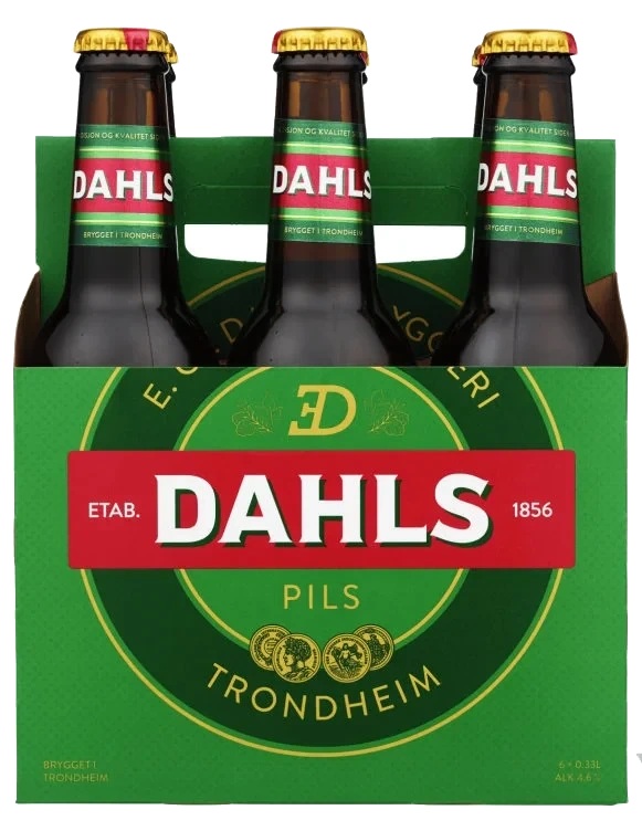 Dahls Pils 0,33lx6 flaske