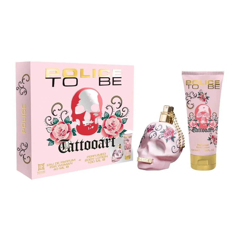 Police To Be Tattooart Her EdP 40 ml/Body Lotion 100 ml