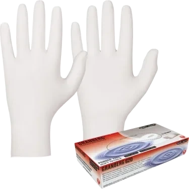 Engangshanske nitril hvit xl   100stk