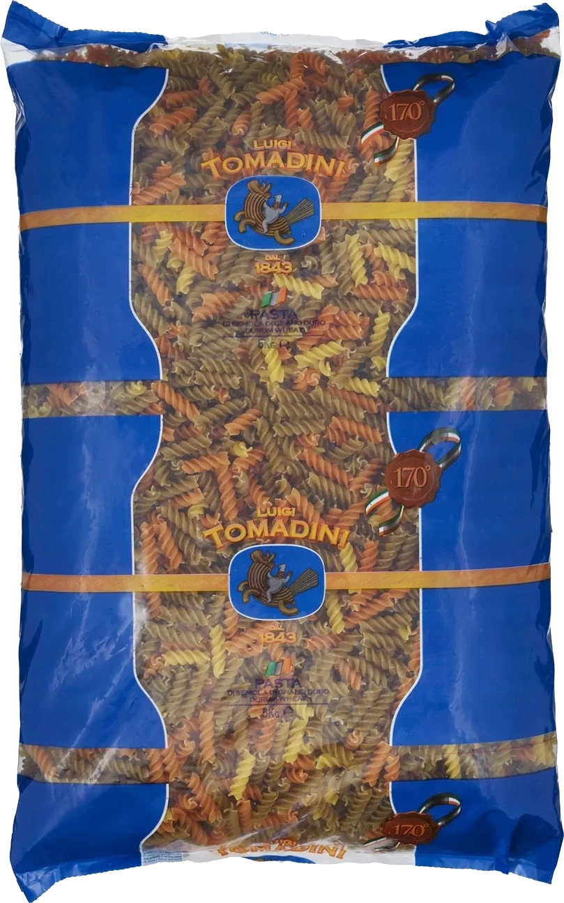Fusilli tricolore