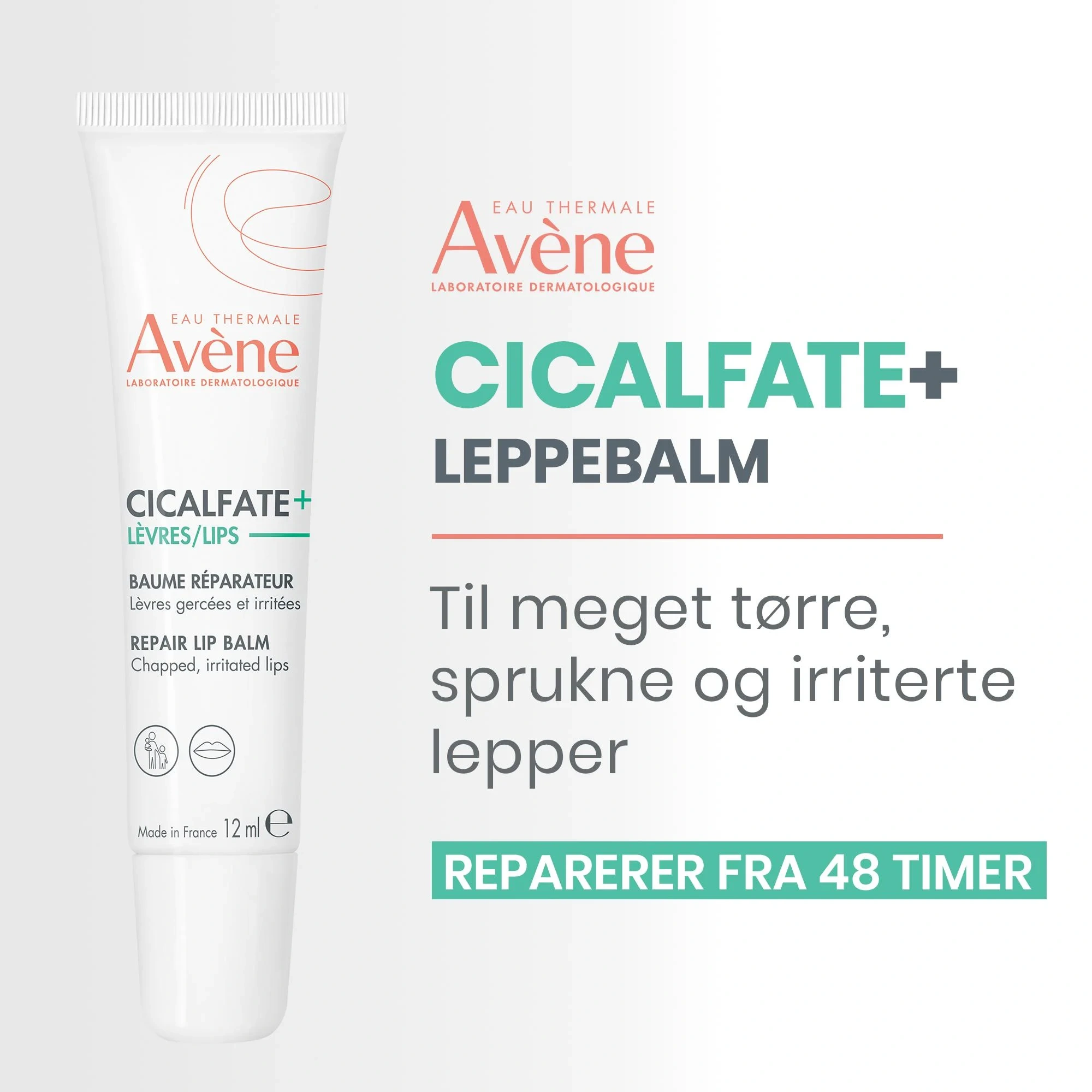 Avène Cicalfate Lips, 12 ml