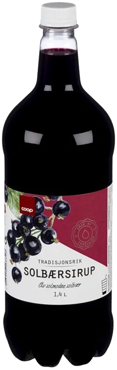 Solbærsirup 1+5   1,4l