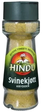 SVINEKJØTTKRYDDER GLASS HINDU