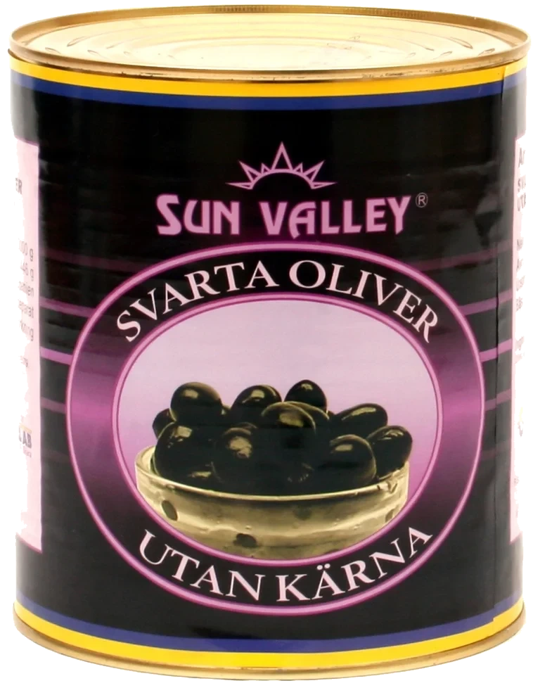 Oliver Svarta utan kärna 3 kg