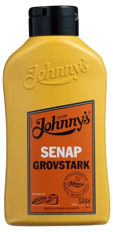 Sennep Grovsterk 500g Johnnys