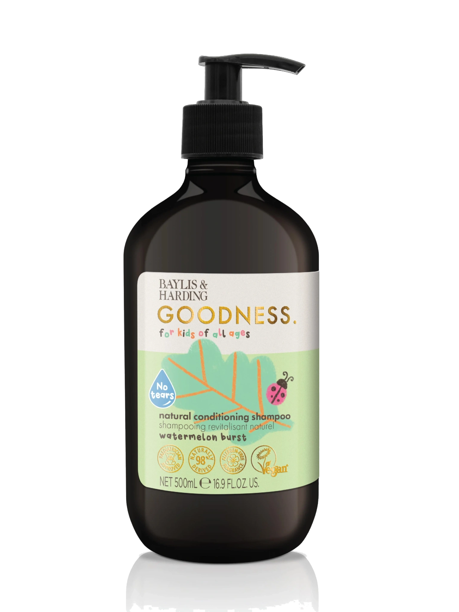 Baylis & Harding Goodness Kids Watermelon Burst 2-in-1 Shampoo, 500 ml