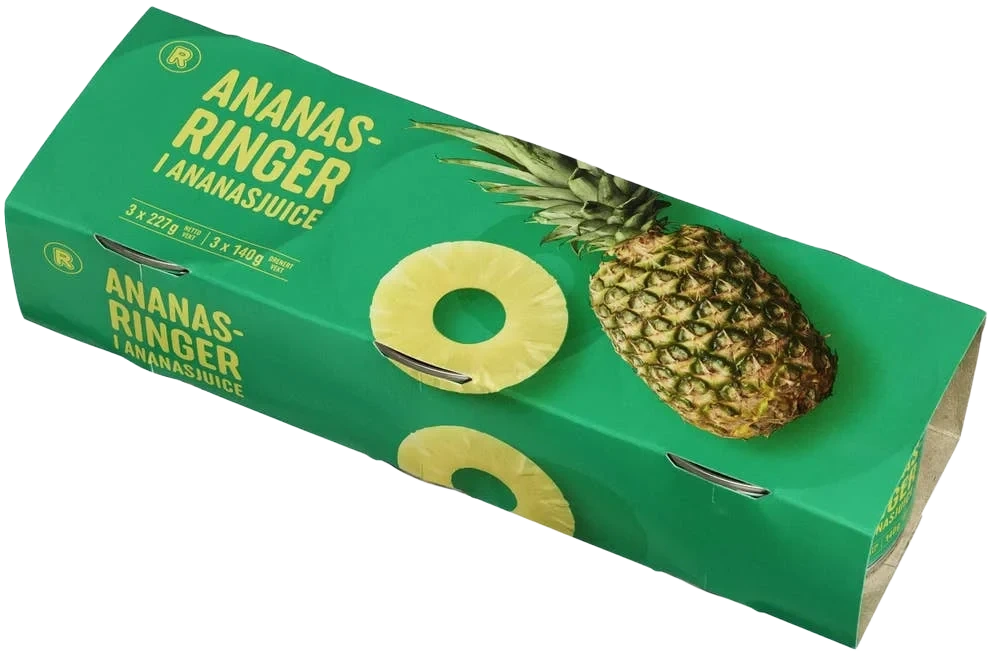 Ananasringer 3pk, 681 g
