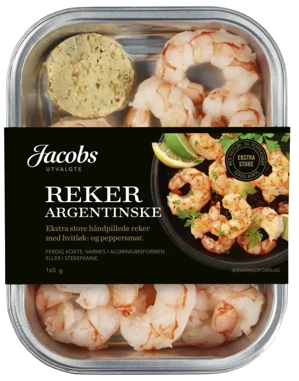 Reker Argentinske m/Kryddersmør 165g Jacobs