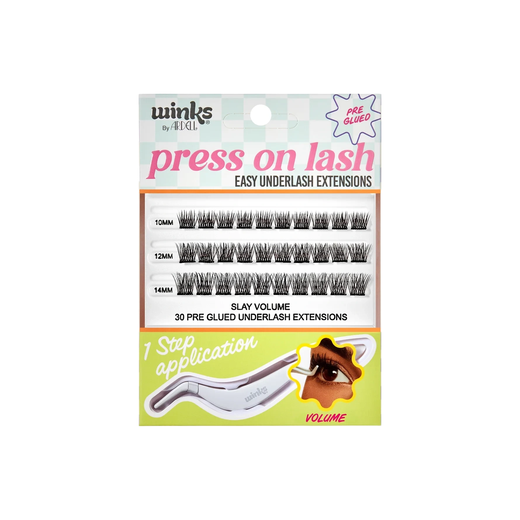 Ardell Winks Pre-Glued Press On Underlash Extensions Slay Volume