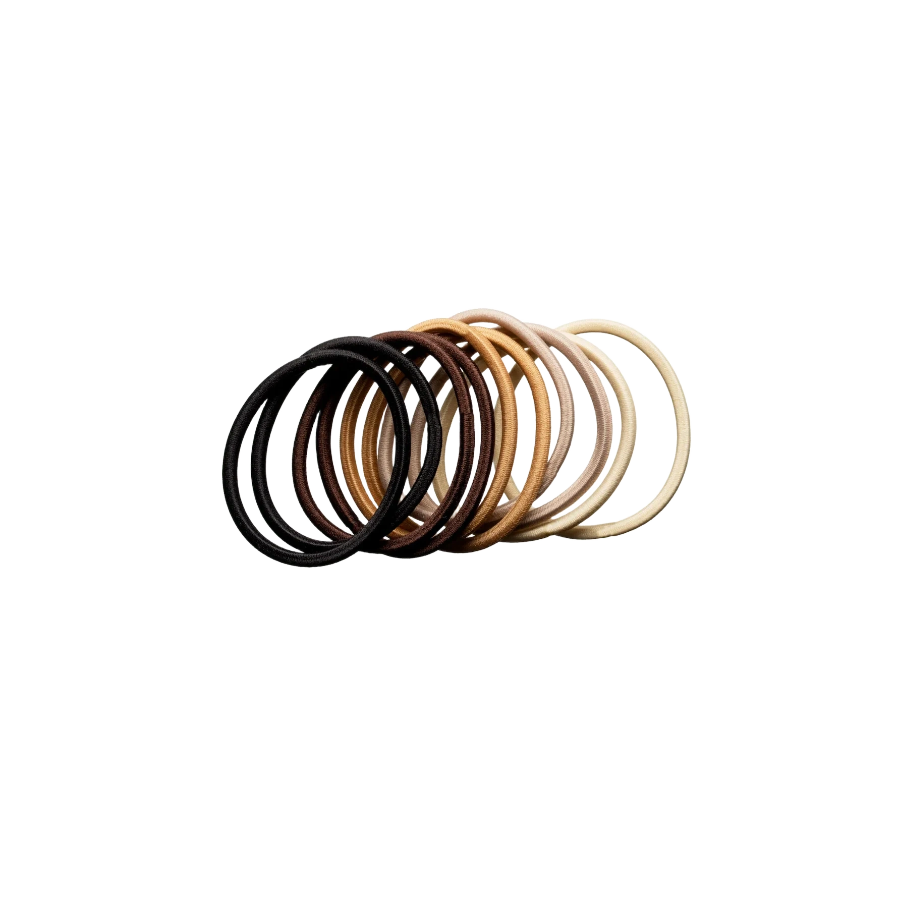KICKS Beauty Hair Elastics Nude 10 pcs
