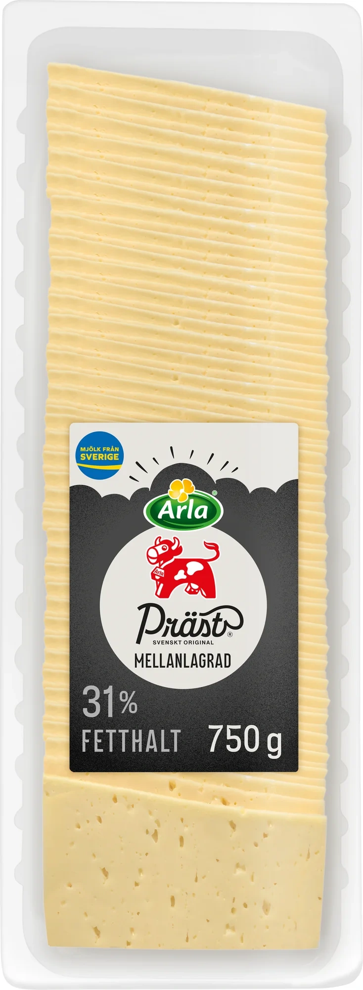 Präst® skivad ost 31%