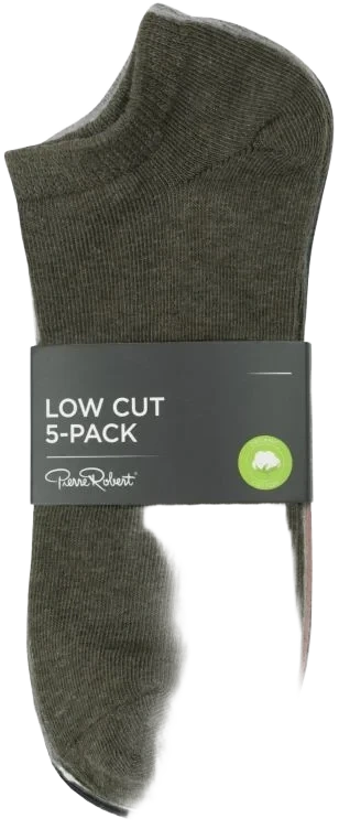 Cotton Low Cut X5 Wmn Earth Mix 37-40