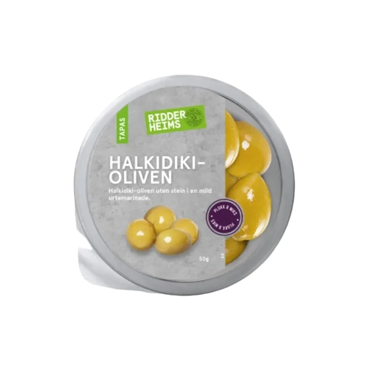 Halkidikioliven Plukk&Miks 50g Ridderheims