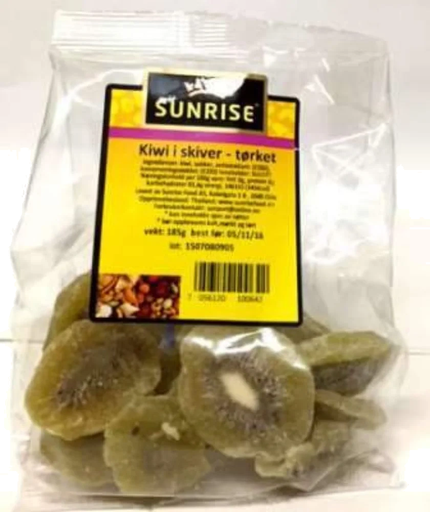 Sunrise Kiwi i Skiver 185g