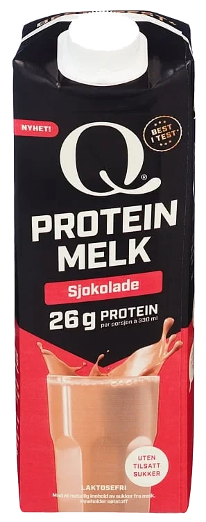 Q proteinmelk sjokolade  1l