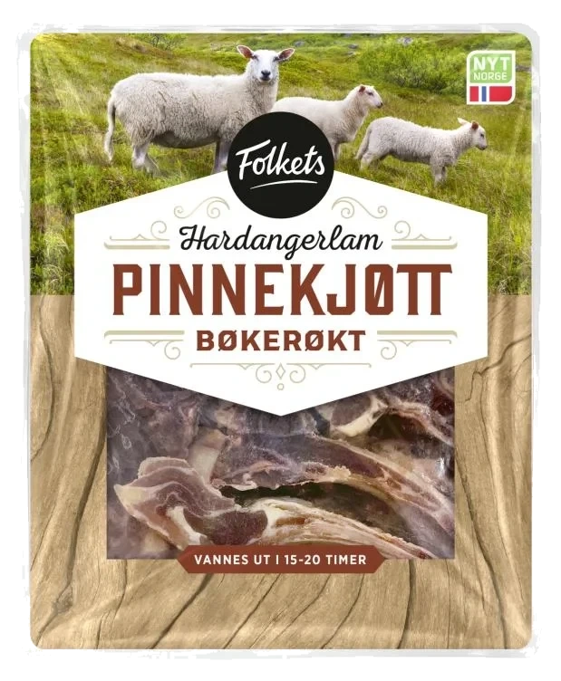 Pinnekjøtt Røkt Hardangerlam Ca1,8kg Folkets