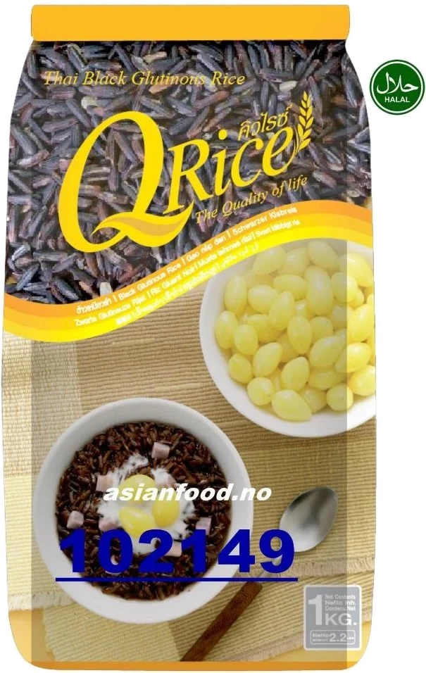 Q-Rice Black Glutinous Rice 1kg