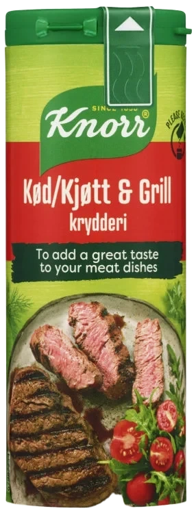 Kjøtt&Grillkrydder 90g boks Knorr