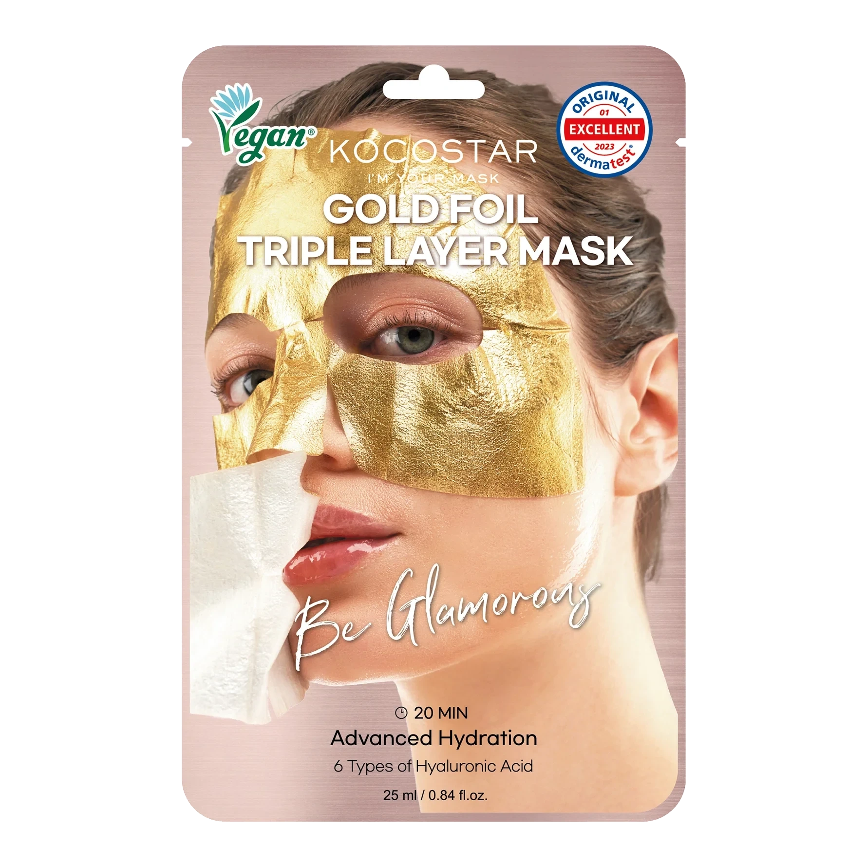 Kocostar Premium Gold Foil Triple Layer Mask Facial masks Kocostar Premium Gold Foil Triple Layer Mask Facial masks