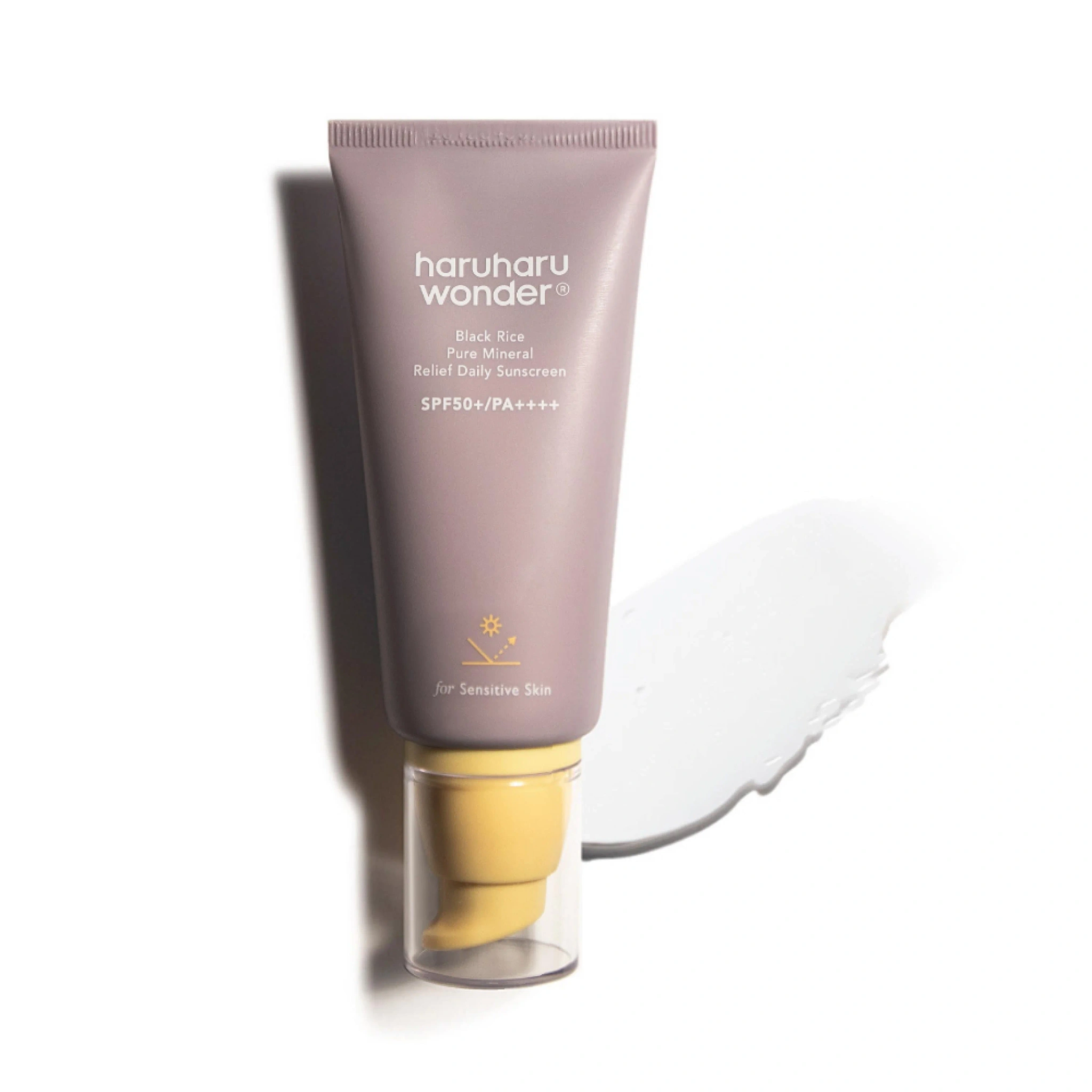 haruharu wonder Black Rice Pure Mineral Relief Daily Sunscreen SPF50+ PA++++, 50 ml