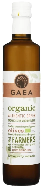 Gaea Organic Extra Virgin Olive Oil 6x500ml