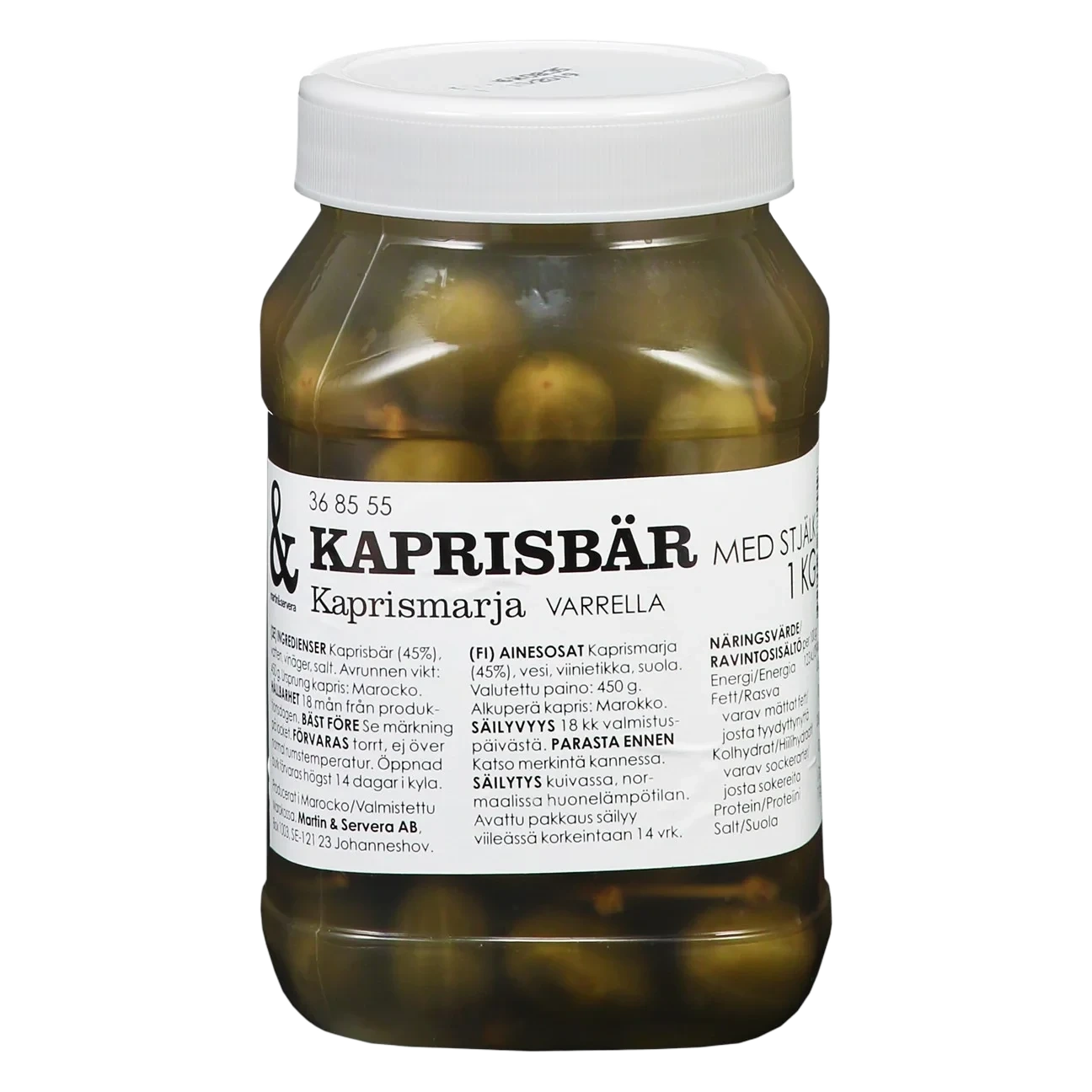 Kaprisbär med stjälk