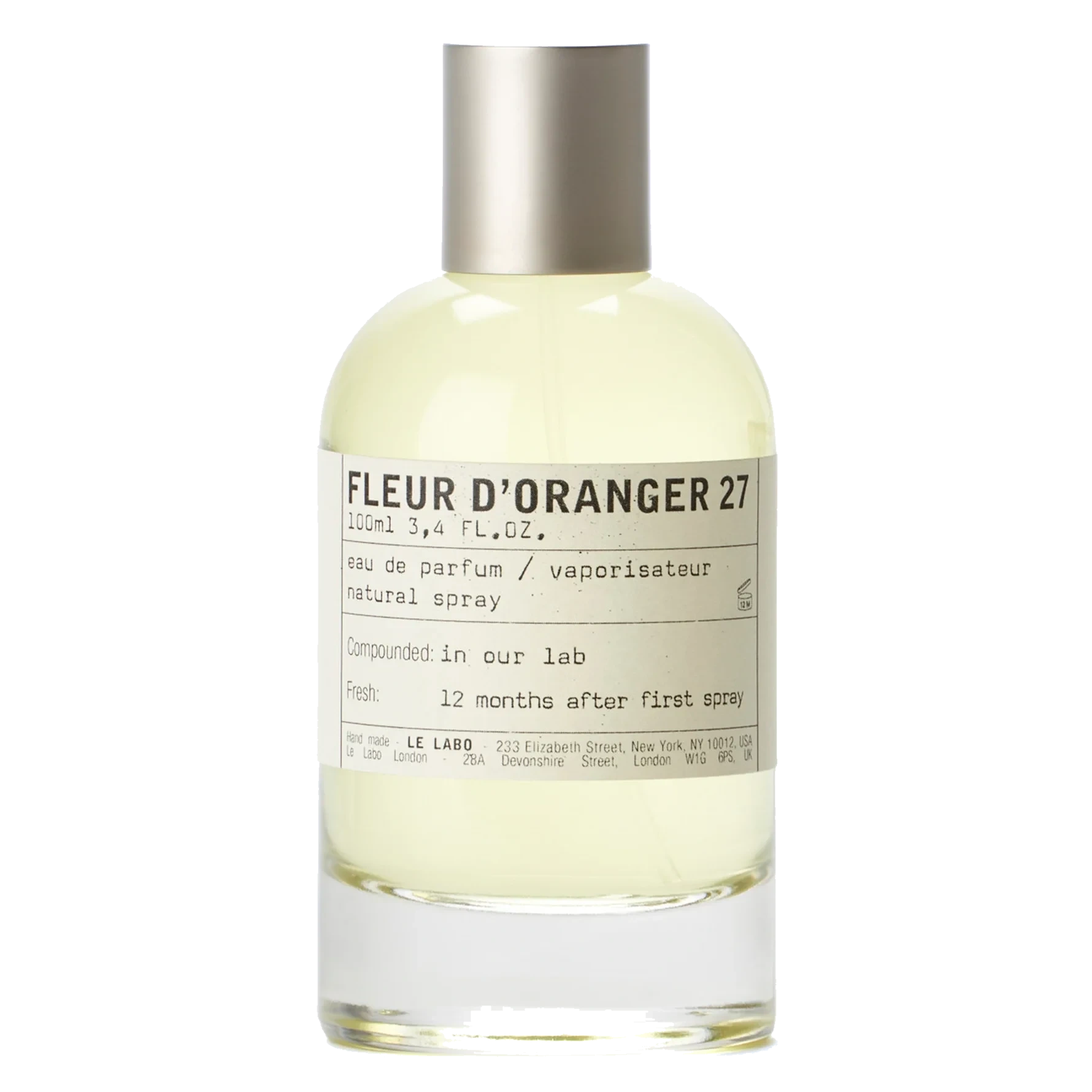 Le Labo Fleur D'Oranger 27 Eau de Parfum 100 ml