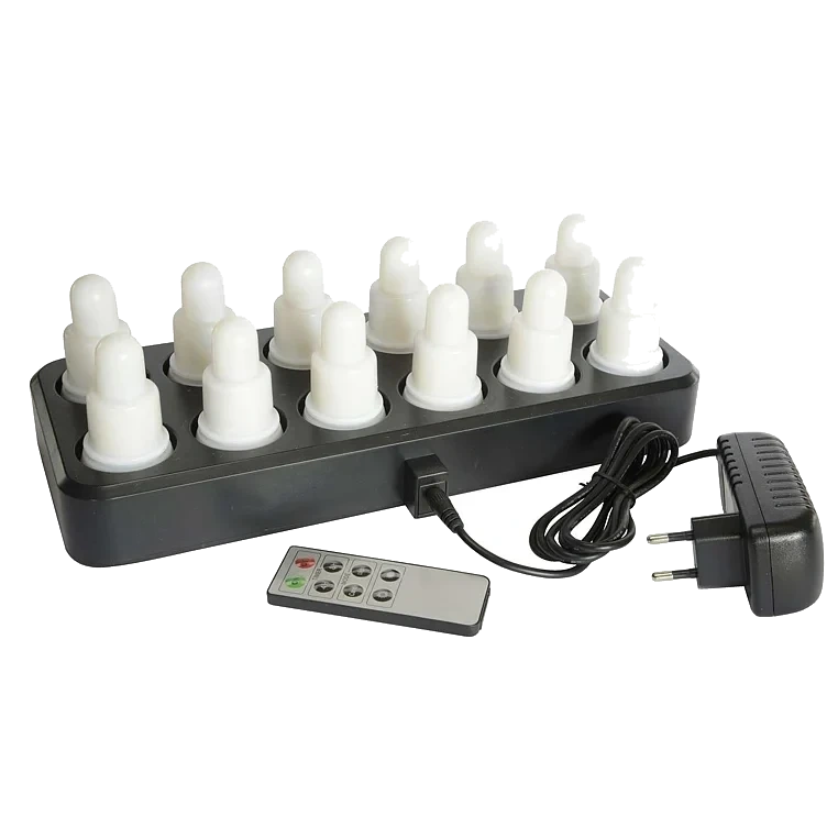 Led oppladbare lys   12stk